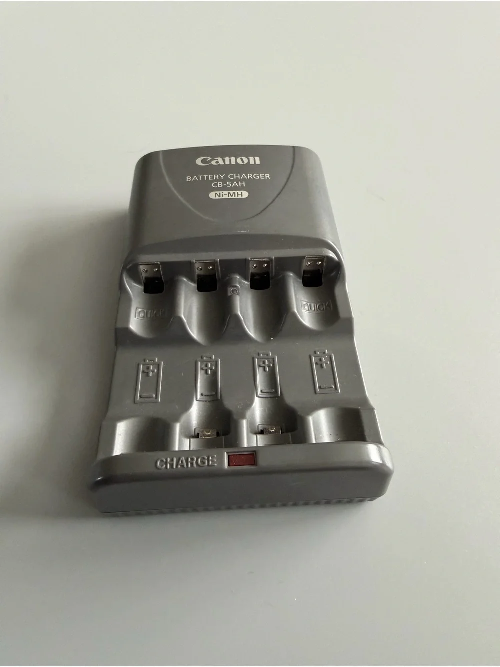 Canon includes charger